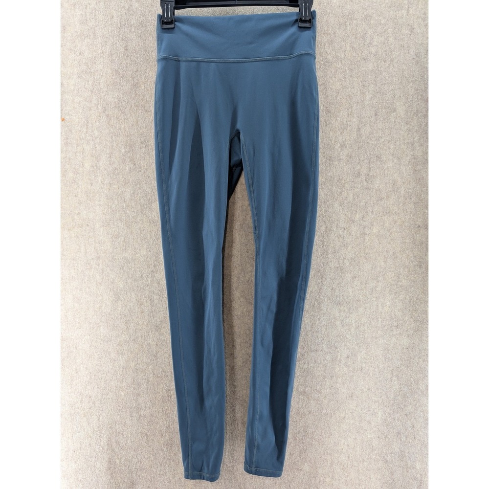 Fabletics Motion365 Leggings Blue V Waist Athletic Workout Pants Women's S